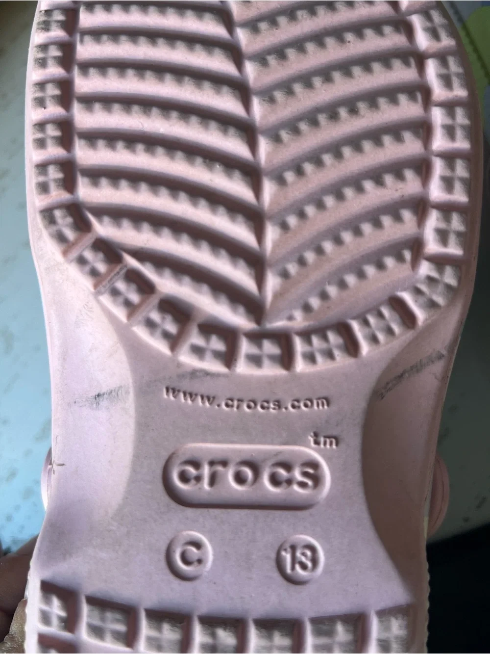 CROCS Kids Pastel Multicolor Clogs with Pink Straps